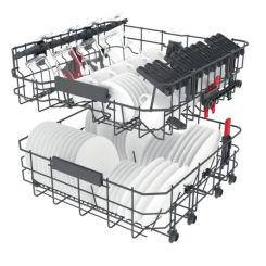 Посудомоечная машина WHIRLPOOL WFC 3C33 PF X - 2 фото