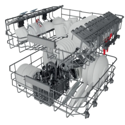 Посудомоечная машина WHIRLPOOL WFO 3C33 6.5 X - 2 фото