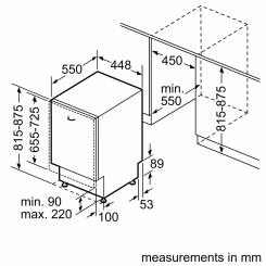 Вбудована посудомийна машина BOSCH SPV2XMX01K - 2 фото