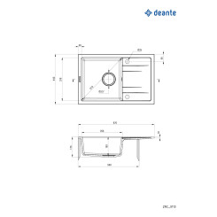 Кухонная мойка DEANTE CORIO ZRC_2113 - 4 фото