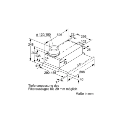 Витяжка BOSCH DFL 063 W 56 - 3 фото