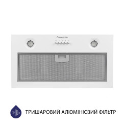 Вытяжка MINOLA HBI 5204 WH 700 LED - 2 фото