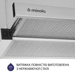 Вытяжка MINOLA HTL 5714 I 1100 LED - 6 фото