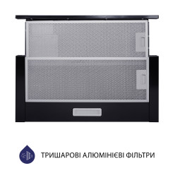 Вытяжка MINOLA HTL 6714 BL 1100 LED - 3 фото