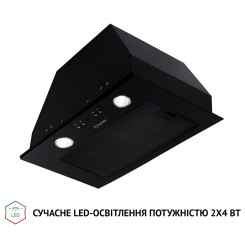 Витяжка PERFELLI BIET R 5854 BL 1200 LED - 5 фото