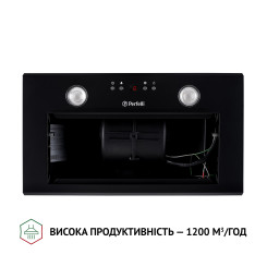 Витяжка PERFELLI BIET R 5854 BL 1200 LED - 8 фото