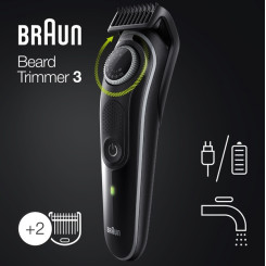 Машинка для стрижки BRAUN BeardTrimmer BT3342 - 4 фото