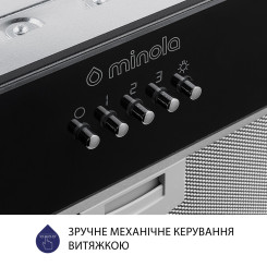 Витяжка MINOLA HBI 5262 BL GLASS 700 LED - 5 фото