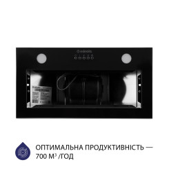 Витяжка MINOLA HBI 5262 BL GLASS 700 LED - 6 фото