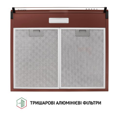 Витяжка PERFELLI PL 6144 BR LED - 7 фото