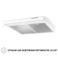 Вытяжка PERFELLI PL 6144 W LED - 4 фото