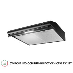 Витяжка PERFELLI PL 5144 BL LED - 4 фото