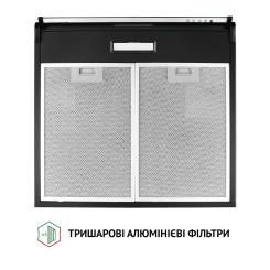 Витяжка PERFELLI PL 5144 BL LED - 7 фото