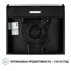 Витяжка PERFELLI PL 6144 BL LED - 8 фото