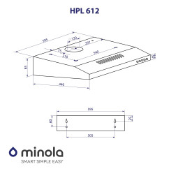 Витяжка MINOLA HPL 612 I