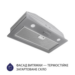 Витяжка MINOLA HBI 5262 GR GLASS 700 LED - 2 фото