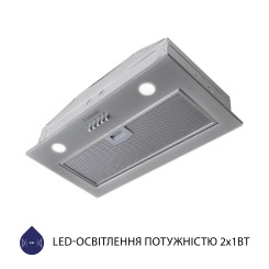 Витяжка MINOLA HBI 5262 GR GLASS 700 LED - 3 фото