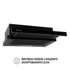 Витяжка PERFELLI TL 6333 BL 700 LED GLASS - 3 фото