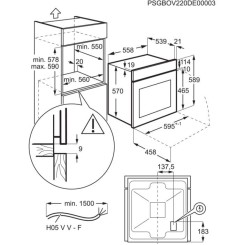 Духова шафа ELECTROLUX EOF5C50BZ - 2 фото