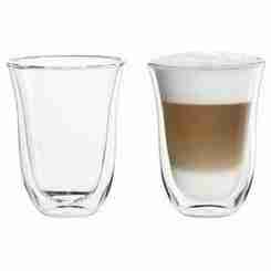 Набір склянок DELONGHI DLSC312 Latte Macchiato 330 мл (2 шт)