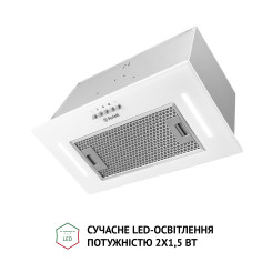 Вытяжка PERFELLI BI 5684 WH 1000 LED - 3 фото