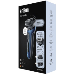 Электробритва BRAUN Series 6 61-B1500s BLUE / BLACK