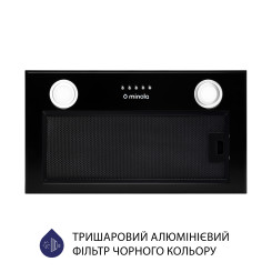 Вытяжка MINOLA HBI 5222 BLF 700 LED - 3 фото