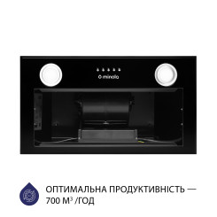 Витяжка MINOLA HBI 5222 BLF 700 LED - 4 фото