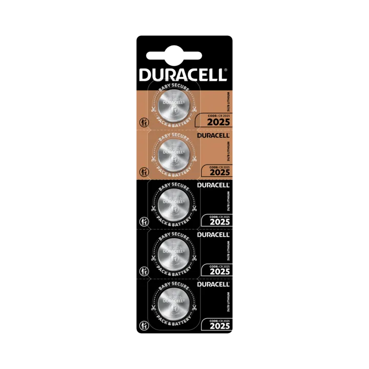 Батарейка DURACELL DL2025 DSN уп. 1х5 шт - 1 фото