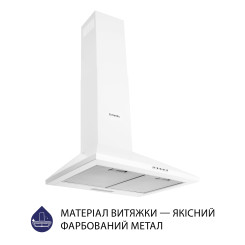 Вытяжка MINOLA HK 5214 WH 700 LED - 2 фото