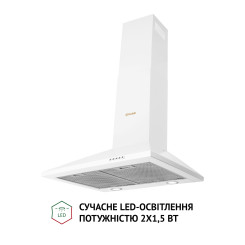 Вытяжка PERFELLI K 6610 WH 1000 LED - 3 фото