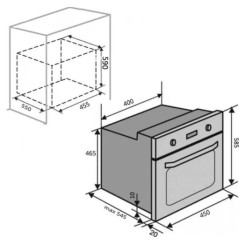 Духовой шкаф VENTOLUX RICHMOND 6 ST (BK) - 2 фото