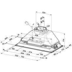 Вытяжка FABER INCA SMART C LG A70 - 4 фото