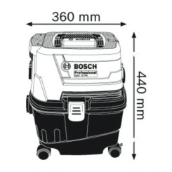 Пилосос BOSCH GAS 15 PS (0.601.9E5.100) - 2 фото