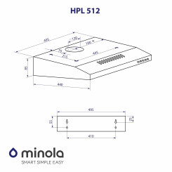 Витяжка MINOLA HPL 512 BR
