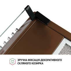 Вытяжка PERFELLI PL 6144 Dark BR LED - 6 фото