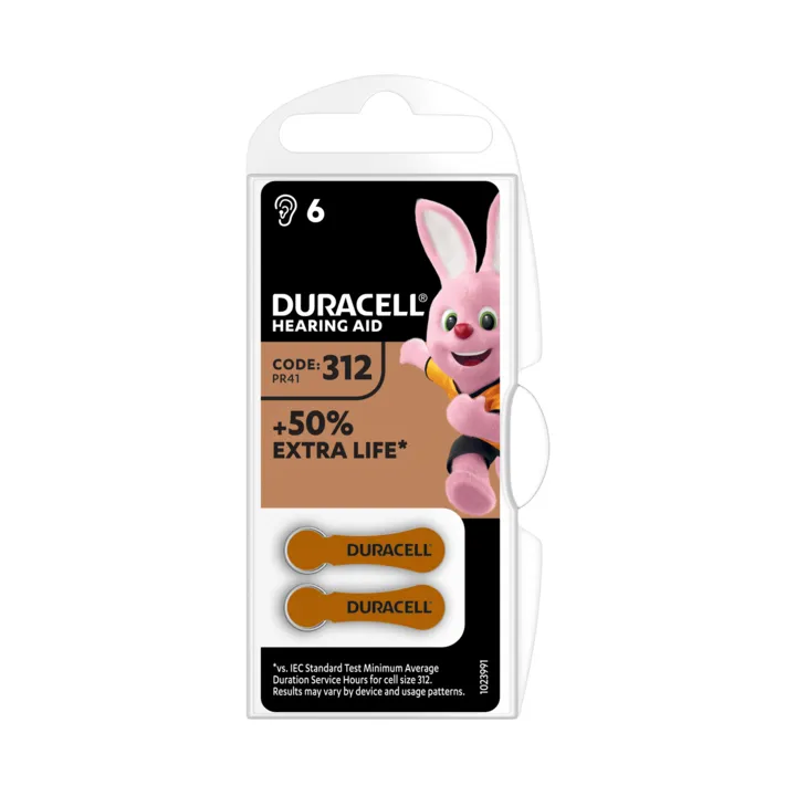 DURACELL HA 312 уп. 6 шт - 1 фото