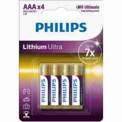 PHILIPS Lithium Ultra AAA BLI 4