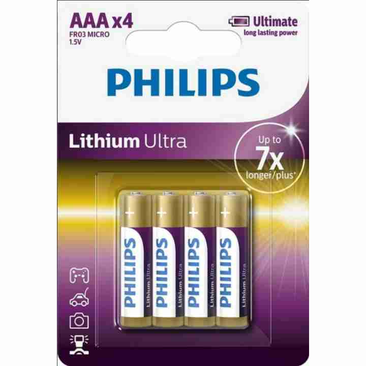 PHILIPS Lithium Ultra AAA BLI 4 - 1 фото