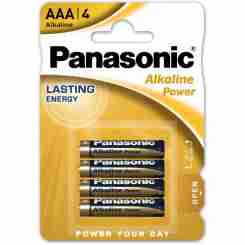 Батарейка PANASONIC Alkaline Power AAA/LR03 BL 4 шт