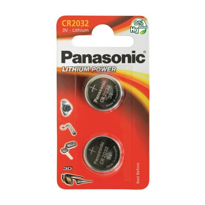 PANASONIC CR 2032 BLI 2 LITHIUM - 1 фото