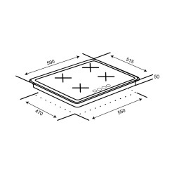 Варочная поверхность VENTOLUX HG640-MA3 S (AN) - 8 фото