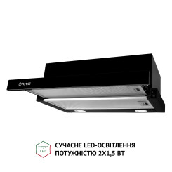 Витяжка PERFELLI TL 6212 BL 700 LED - 4 фото