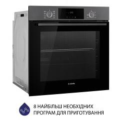 Духова шафа MINOLA EOD 6804 Platinum Gray - 2 фото