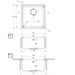 Кухонная мойка DEANTE ZPE_010B - 2 фото