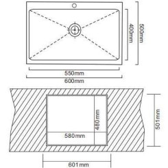 Кухонна мийка INTERLINE  ELEGANT Sateen - 2 фото