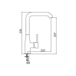 Кухонный смеситель INTERLINE  Loft new Old white - 2 фото