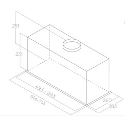 Вытяжка ELICA FOLD BL MAT/A/72 - 2 фото