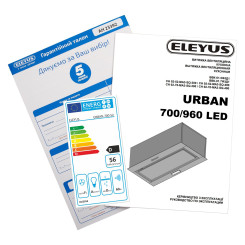 Вытяжка ELEYUS URBAN 700 LED 52 IS - 12 фото