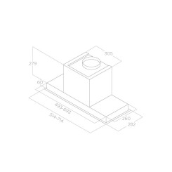 Витяжка ELICA HIDDEN 2.0 IX/A/72 - 2 фото